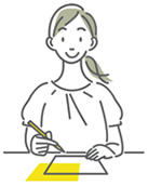 訪問カードの記入